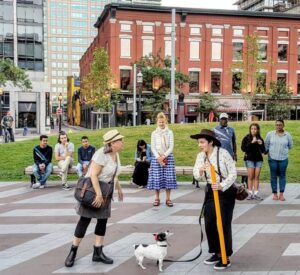 The Two Gentlewomen of Verona presented in Berczy Park