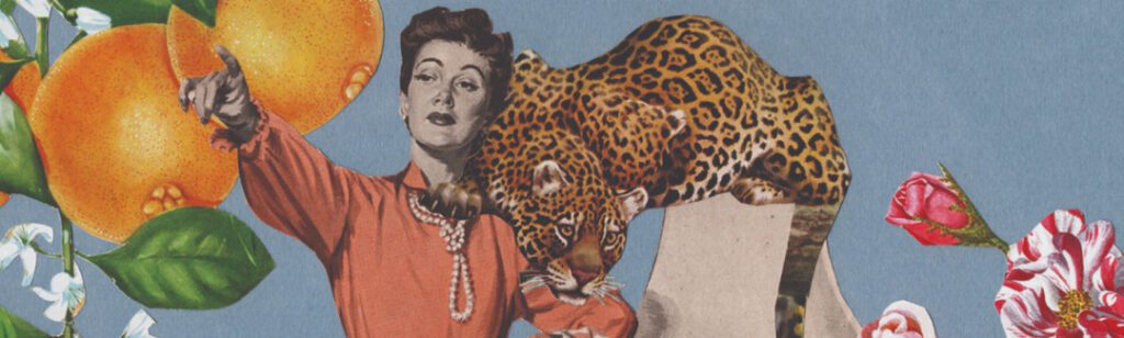 Dearest. Vintage collage. 16x20